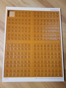 GDW Scorched Earth Europa Counter Sheet 51 - Picture 1 of 1