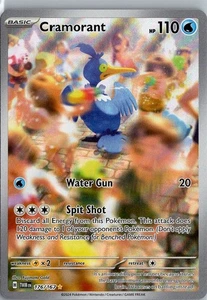 Cramorant Reverse Holo Illustration Rare SV06: Twilight Masquerade - 176/167 NM - Picture 1 of 2