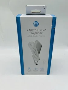 AT&T TR1909 Trimline telefono con cavo con ID chiamante bianco nuovo sigillato - Foto 1 di 5
