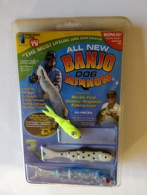 Banjo Minnow 006 • 110 Piece Fishing System Lures As Seen On TV Sealed - Image 1 of 4