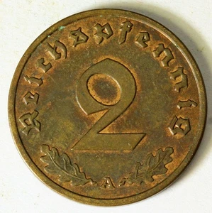 GERMANY (Third Reich) 2 Reichspfennig 1937 A - Bronze - XF/aUNC - 3794 - Picture 1 of 2
