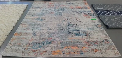 Alfombra dañada crema/naranja 8'-0" x 10'-0", precio reducido 1172784242 MAD478B-8 Foto 1 de 4