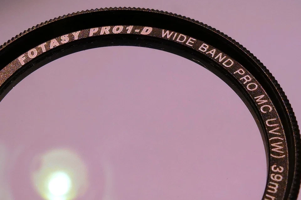 39mm Fotasy Pro-1 UV Lens Filter clear multi-coated wide band MC  slim - Image 1 of 4