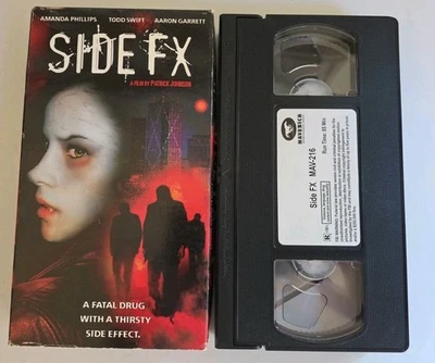 Side FX VHS 2005 Video Tape Patrick Johnson Horror Release Drugs Rock N Roll - Image 1 of 2