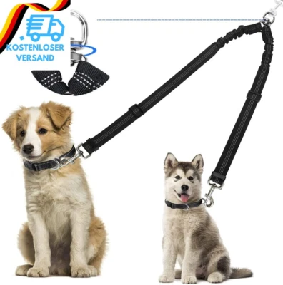 Kelivi Hundeleine Für Zwei Hunde,Kein Verwirren,360°Drehungsfreie,Hundeleine Ref