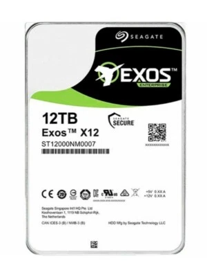 For Seagate 12TB ST12000NM0007 HDD 3.5" SATA Enterprise Hard Drive 7200RPM 256MB - Image 1 of 4