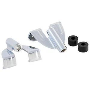 Ganchos de garra para bajo de concierto Ludwig P2304P con espaciadores, cromo, paquete de 2 - Imagen 1 de 1