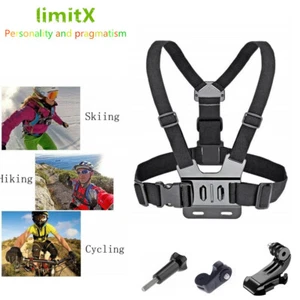 Arnés corporal ajustable montaje en pecho accesorios correa de cinturón para cámara de acción - Imagen 1 de 6