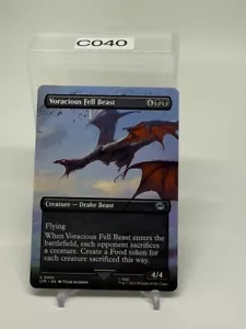 MTG Voracious Fell Beast The Lord of the Rings: Tales of Middle-earth 0422 Regu… - Picture 1 of 2