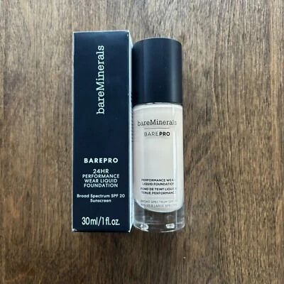 bareMinerals Bare Pro 24HR Performance Wear Liquid Foundation #04 Aspen - NIB - Image 1 of 4
