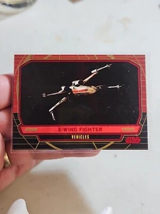 2012 Star Wars Galactic Files Red Foil Parallel Card X Wing Fighter 272 #d 23/35 - Picture 1 of 2