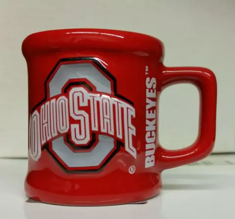 Ohio State Buckeyes NCAA Shot Glass Ceramic 2 Ounce Cover