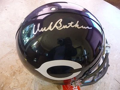 DICK BUTKUS AUTOGRAPHED RIDDELL PRO-LINE HELMET MOUNTED MEMORIES - Image 1 of 4