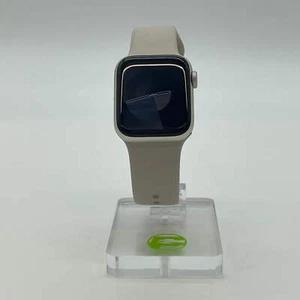 GPS Only Apple Watch SE 2nd Gen 40MM Starlight Aluminum Sport Band MR9U3LL/A - Photo 1 sur 9