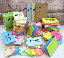Stick'n Sticky Notes Memo Pad Jot It Down in 60 Colours & Sizes with Free Post