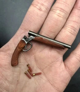 Pistola Escopeta Modelo Juguete Arma Escala 1/6 con Conchas Accesorio para Figura de Acción 12" - Imagen 1 de 15