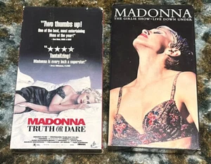 Madonna Music VHS Tapes | Truth Or Dare | Girlie Show - Live Down Under - Picture 1 of 3