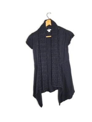 Suéter Cárdigan Xhilaration Negro Frente Abierto Talla S Foto 1 de 4