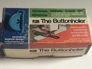 Vintage Greist The Buttonholer Automatic Buttonhole Stitch Attachment Model #1 - Bild 1 von 6