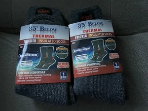 35° unten Thermo Socken aluminiert dicker isoliert grau Small/Medium Herren Damen - Bild 1 von 3