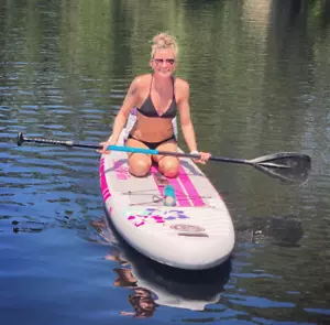 10' ISUP -Inflatable Paddle Board- Sail Fin Aloha 1-Year Limited Warranty - Picture 1 of 5