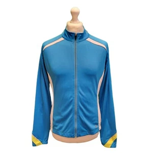 Vintage Specialised Cycling Jersey Biking Blue White Full Zip Jacket XL Mens - Picture 1 of 5