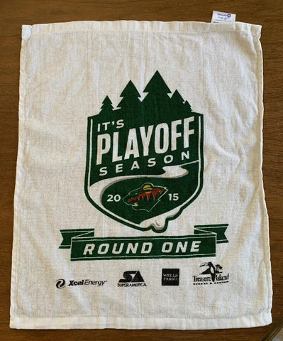 Minnesota Wild It’s Playoff Season Rally Towel 2015 Round One Cover