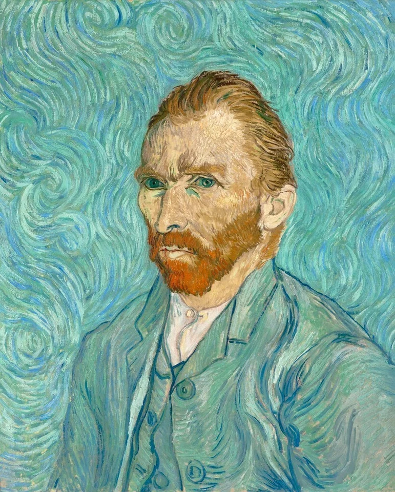 Self Portrait, Van Gogh, Wall Art Print Poster  14" x 11"   430 - Image 1 of 1