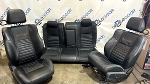 14 Dodge Challenger SHAKER Front Left Right Rear Leather Seats Complete Set OEM - Picture 1 of 24