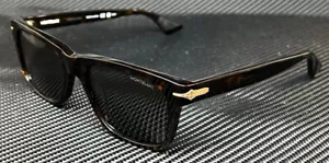 MONT BLANC MB0263S 002 Brown Green Men's Medium 54 mm Sunglasses - Picture 1 of 5