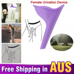 2 x Portable Female Woman Ladies She Urinal Urine Wee Funnel Camping Travel Loo - Picture 1 of 7