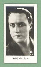 Movie Actor Francois Rozet 1932 Bridgewater Film Stars Series 1 #23 Photo Card