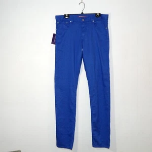 Ralph Lauren Purple Label Slim Fit Stretch Linen-Cotton Jean Blue 34x36 $695 RRP - Picture 1 of 17