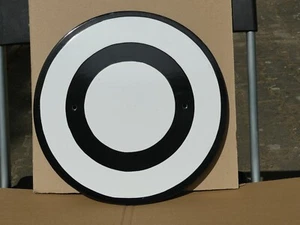 Emaillescheibe Zusatzbeschilderung - Bild 1 von 2