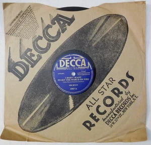 INK SPOTS I Don't Want To Set The World On Fire DECCA 78 3987 fallout - Picture 1 of 4