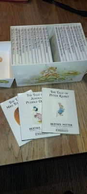 The World Of Peter Rabbit Beatrix Potter Complete Vintage Book Collection 1987 - Image 1 of 4