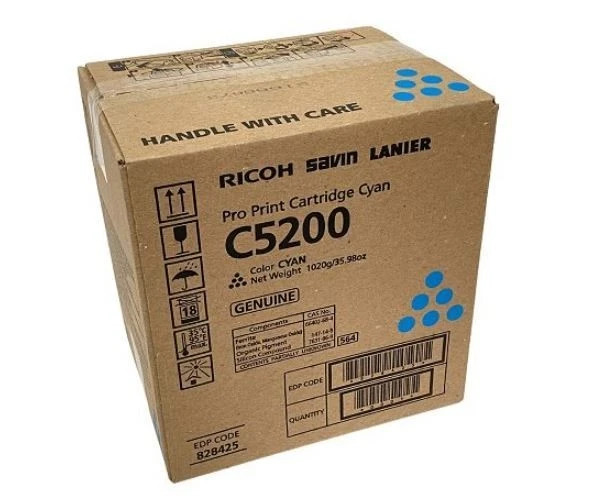 Ricoh Savin Lanier (828425) C5200 Cyan Toner Cartridge - Image 1 of 1