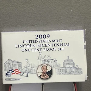 2009 S Complete Lincoln Penny PROOF set All 4 coins in a Mint case USA #4 - Picture 1 of 1