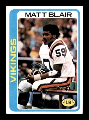 1978 Topps #469 Matt Blair   NM/NM+ X3428620 - Image 1 of 3