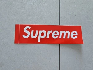 Supreme Red Box Logo Sticker 100% Authentic Brand New - Picture 1 of 4