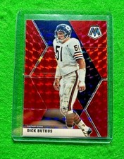 DICK BUTKUS MOSAIC PRIZM RED CARD JERSEY #51 BEARS 2020 PANINI MOSAIC REFRACTOR 