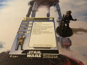Star Wars Miniatures Bounty Hunters 22 Boushh - Imagen 1 de 1
