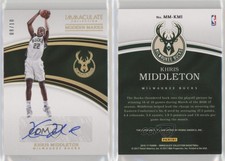 2016-17 Panini Immaculate Modern Marks Gold /10 Khris Middleton #MM-KMI Auto