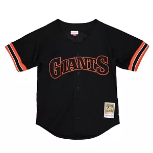 NEW Authentic Mitchell & Ness Will Clark San Francisco Giants 1993 Button Jersey - Picture 1 of 8
