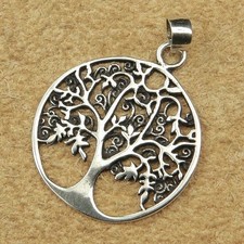 Keltischer Lebensbaum Anhänger Silber Gothic Schmuck - NEU