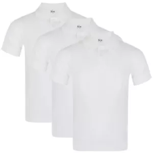 KHIM PACK OF 3 BOYS GIRLS POLYCOTTON POLO SHIRTS UNISEX SCHOOL UNIFORM T-SHIRT - Picture 1 of 6