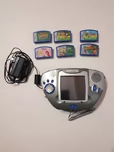 Leapster Learning Game System 6 games math missions animal rescuer genius scooby - Picture 1 of 5