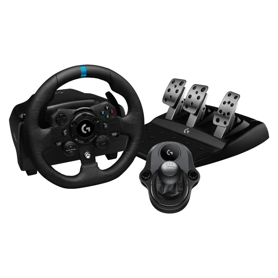 Volante e Pedaliera Gaming Simulatore Guida PC e Xbox Nero 991 000532 Logitech - Immagine 1 di 1