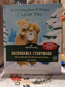 HALLMARK AT CHRISTMASTIME I LOVE YOU RECORDABLE STORYBOOK NEW - Picture 1 of 1