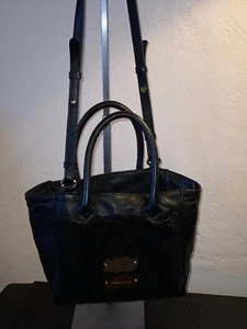 See by Chloe Black Leather Lambswool Multi Pocket Sahara Crossbody Satchel EUC - Picture 1 of 12